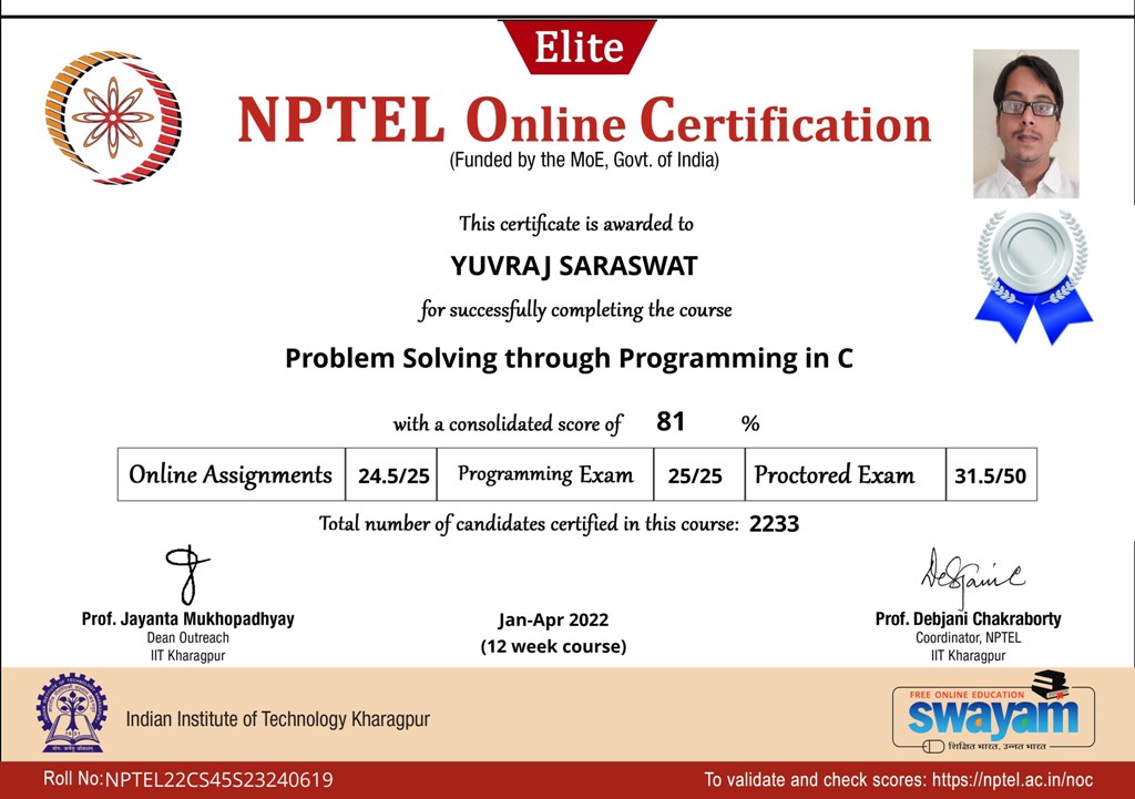 SWAYAM – NPTEL – LNCT & Science